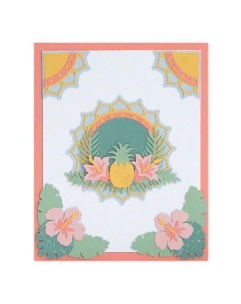 Troquel Thinlits Troquel Elementos Tropicales Sizzix