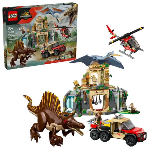 LEGO Jurassic World - Missão aérea Spinosaurus & Quetzalcoatlus - 76976