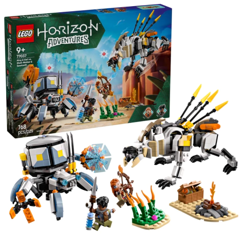 LEGO Aloy e Varl vs Shell-Walker e Sawtooth - 77037