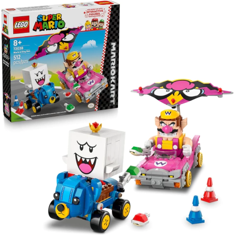 LEGO Super Mario Mario Kart - Wario e Rei Bu - 72038