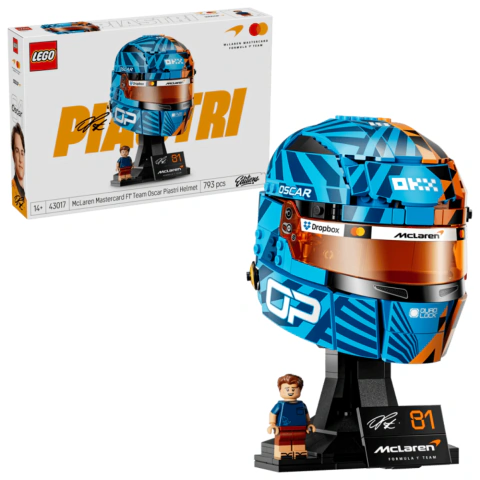 LEGO Editions - Capacete do Oscar Piastri da McLaren Mastercard F1 Team - 43017