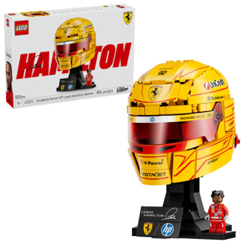 LEGO Editions - Formula 1 - Capacete do Lewis Hamilton da Scuderia Ferrari HP - 43022