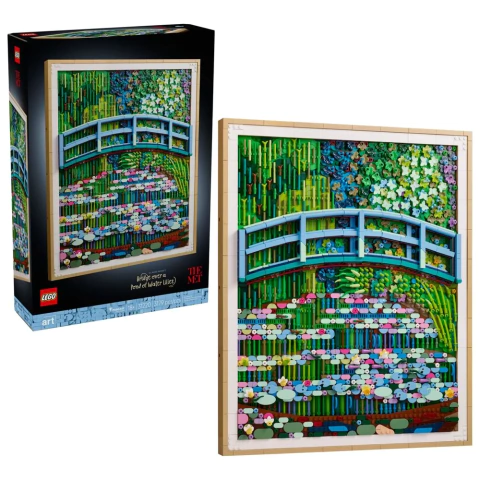LEGO Art - Claude Monet – Ponte sobre um lago de nenúfares - 31220