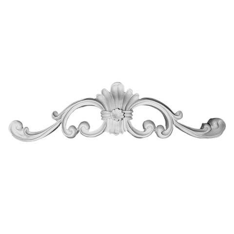 Aplique Arabesco Colonial Real Resina 5,5x21cm