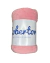 Manta Microfibra Lisa 1,10m X 0,90m de cor rosa.