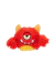 Brinquedo divertido para cães e gatos QMonster Baby Ciclope Vermelho 6,5cm - Petta
