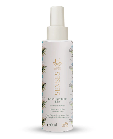 Produto Loção Hydra Pet Spa Senses Leite Hidratante Bliss 120ml.