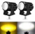 Faro Led Lupa Auxiliar Moto X2 + Tecla On/ Off Bicolor Jm - tienda online