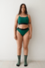 Colaless de Bambú con Elástico - Verde Ingles - comprar online