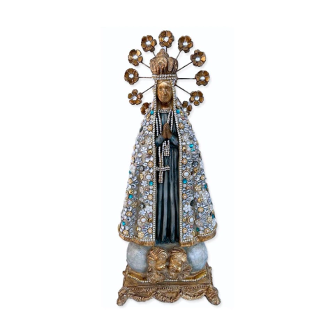 Nossa Senhora Aparecida em Pedrarias com Resplendor – 65cm
