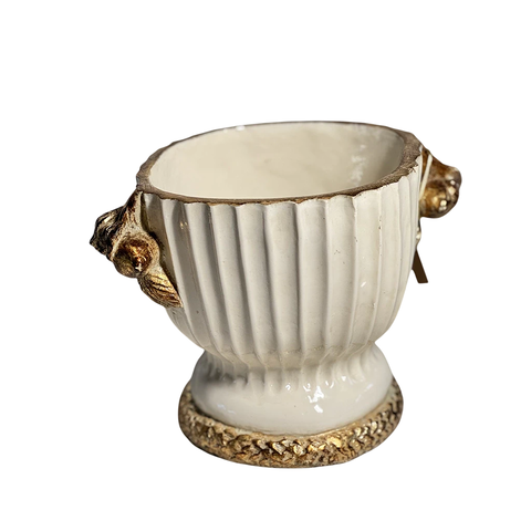Vaso Redondo com Alça Maçã – 18x18cm - comprar online