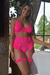 5009039***CONJUNTO AMORE 3 PEÇAS, SUTIÃ SEM BOJO E SEM ARO, CALCINHA FIO, SAINHA COM PERSEX na internet