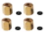 Tuerca Bronce Oring Damper Mutoh Mimaki Roland (packx4)