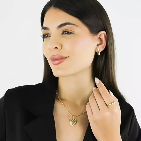 Brincos Gotas - Folheado a Ouro 18k
