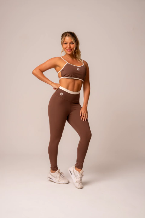 TOP DUO MARROM - comprar online