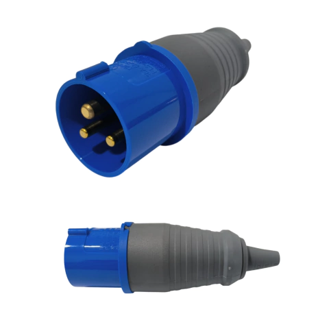 Plugue Industrial 16a-2p+t-220\240vca-ip44-6h