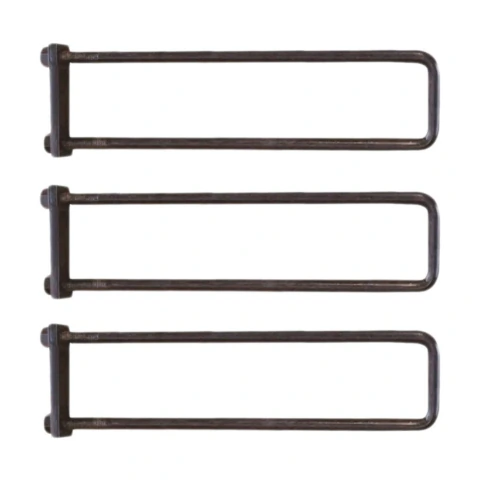 Kit 3 Grampos Carroceria Caminhão Carreta em Aço 5/8 550mm