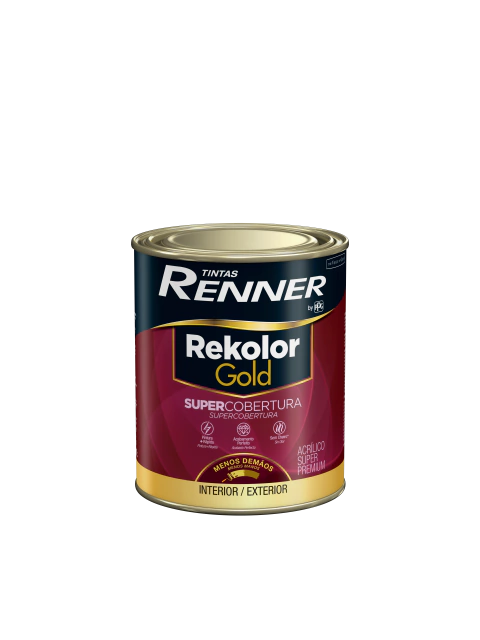 TINTA REKOLOR GOLD FOSCO BRANCO E CORES - 800ML - comprar online