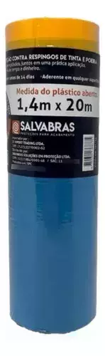 SALVA PINTURA 1,40CM X 20M SEM DISPENSER - SALVABRAS - comprar online