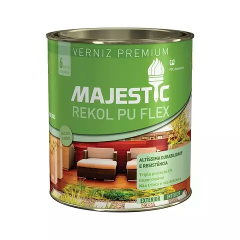 VERNIZ FLEXIVEL PU MAJESTIC ACETINADO CANELA - 900ML - comprar online