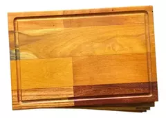 Imagen de Platos De Maderas Duras X 6 Para Asado