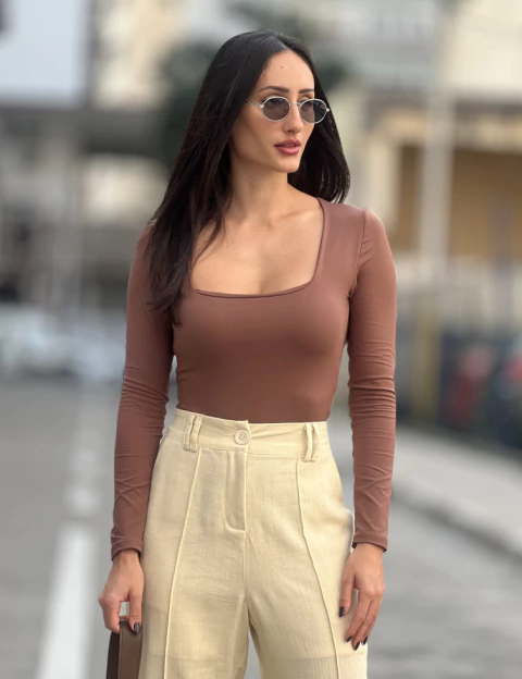 BODY EVA MANGA LONGA