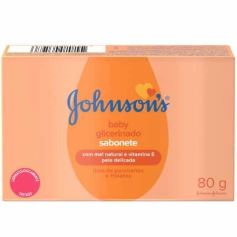 Johnson's Baby Sabonete Glicerinado 80g