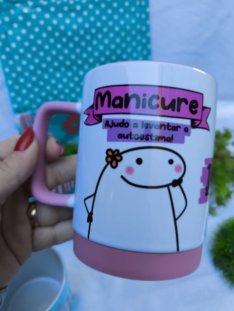 Caneca profissão Flork 350ml - alça e base de silicone - comprar online