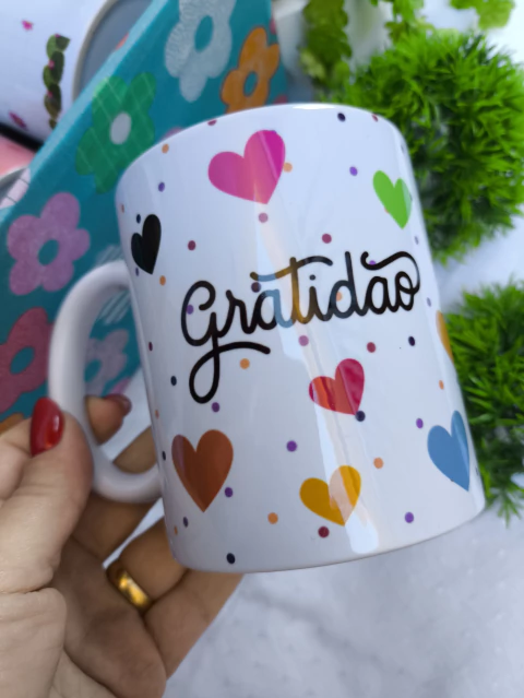 Caneca Gratidão 350ml - comprar online