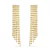 Brinco Dourado de Luxo com 123 Pedras de Strass