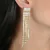 Brinco Dourado de Luxo com 123 Pedras de Strass - comprar online