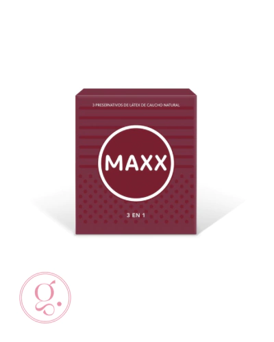 Preservativo Maxx Texturado 3 en 1