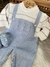 Macacão Lulu Jardineira - Azul Bebê - comprar online