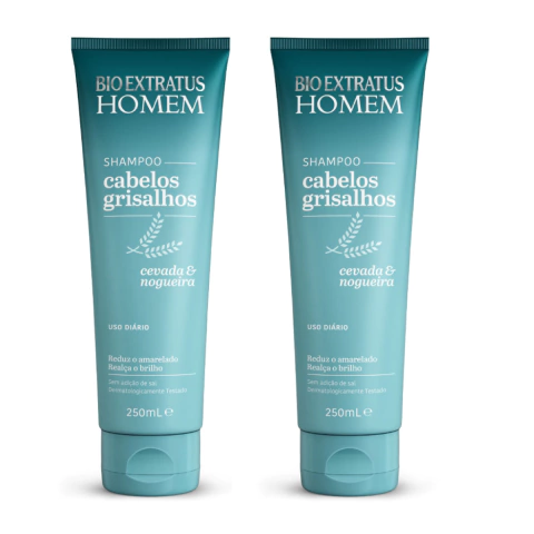 shampoo masculino grisalhos, shampoo cabelos grisalhos, bio extratus grisalhos, shampoo homem grisalho, shampoo masculino bio extratus, shampoo antioleosidade, shampoo 250ml bio extratus, shampoo oferta grisalho, shampoo para fios grisalhos, tratamento gr