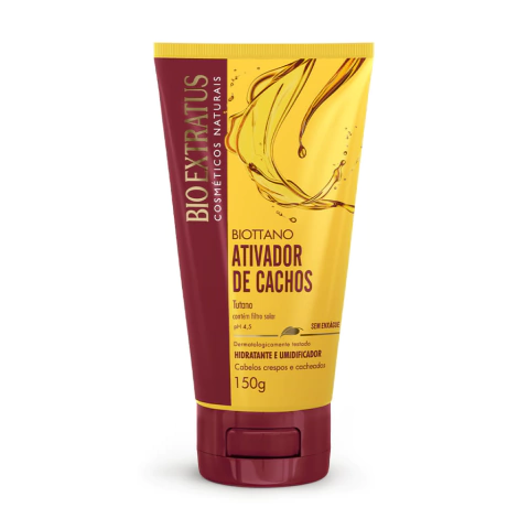 umidificador de cachos bio extratus, ativador de cachos biottano, umidificador ativador cachos, creme ativador bio extratus, ativador cachos 150g, bio extratus biottano, produto para ativar cachos, cachos definidos e hidratados, ativador leve para cachos,