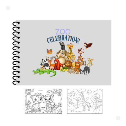 Livro De Colorir 50 Animais Únicos A4 Só Imprimir Em Pdf