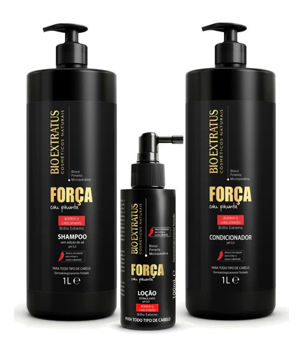 Kit Força Com Pimenta Crescimento 2l Sh+cond+loção Oferta