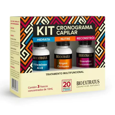 kit cronograma capilar, kit capilar bio extratus, cronograma capilar bio extratus, bio extratus cronograma, tratamento capilar bio extratus, linha capilar bio extratus, kit hidratação nutrição reconstrução, cuidados com o cabelo, produtos para cabelo dani