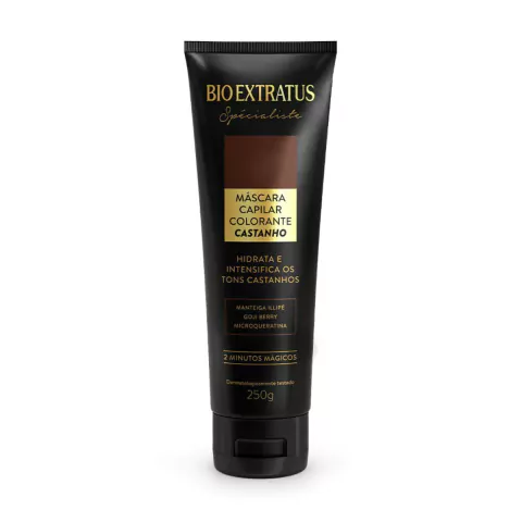 Máscara Colorante Castanho Magica Tonalizante Cabelo Bio Extratus 250g - comprar online