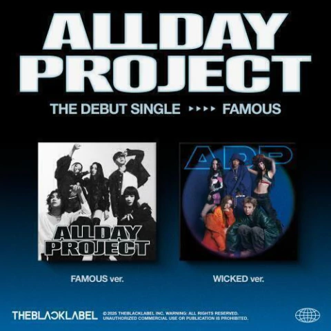 ALLDAY PROJECT - The Debut Single 'FAMOUS' (2 TYPES Random)