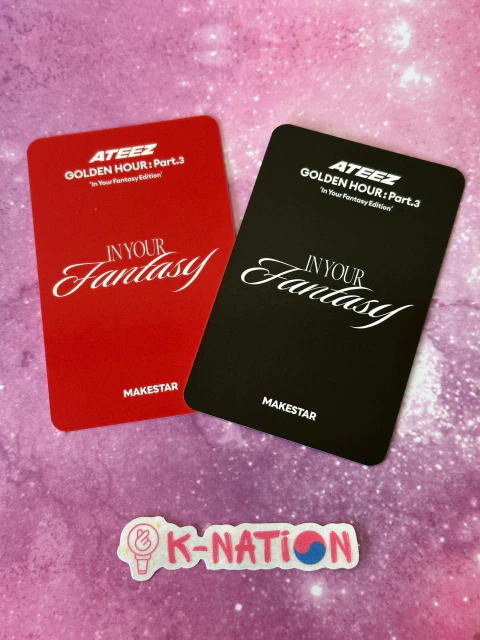 ATEEZ - Golden Hour Part.3 - In Your Fantasy - Edition Limited Makestar POB Photocard