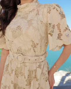 Vestido Raquel no comprimento max midi - Flaviane Fashion Store