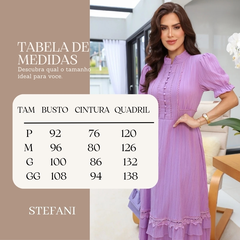 Vestido Andrea Lilas - Flaviane Fashion Store