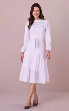Vestido Maxi Midi na Malha Lazzie Evasê Luciene - comprar online
