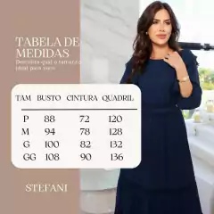 Vestido Rose Azul Marinho - loja online