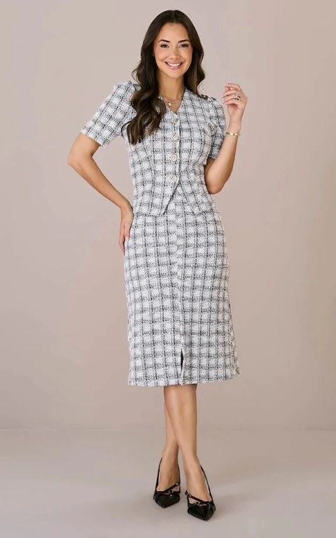 Conjunto Midi Malha Tweed - comprar online