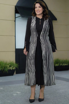 Colete Max Viscose Animal Print na internet