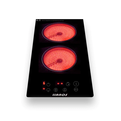 Anafe Vitrocerámico 2 Hornallas Vertical