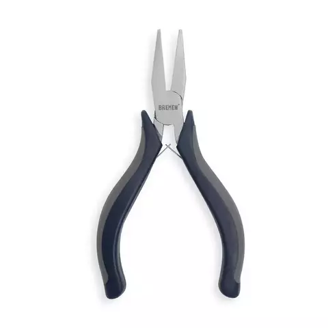 Pinza Punta Chata Línea Profesional Uso Electrónico 5" BREMEN 6573