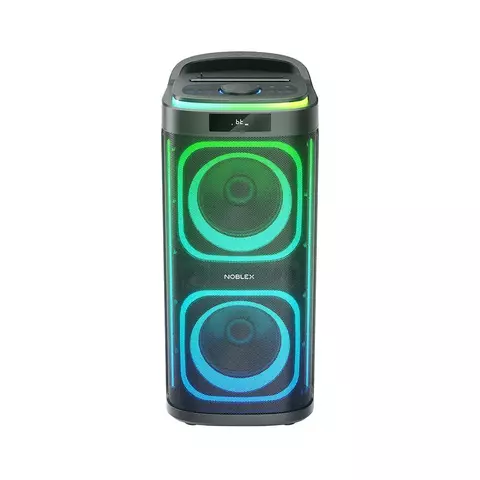 NOBLEX PARLANTE PORTATIL SQ208G1 BLUETOOTH USB LUCES 4700W - comprar online